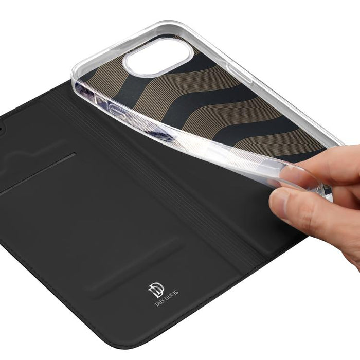 DUX DUCIS Skin Pro Series Funda de cuero con tapa para teléfono