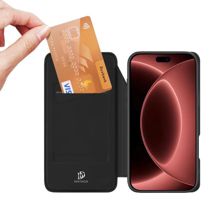 DUX DUCIS Skin Pro Series Funda de cuero con tapa para teléfono