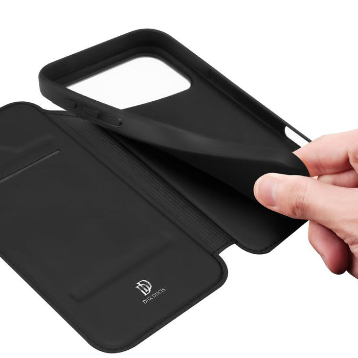 DUX DUCIS Skin Pro Series Funda de cuero con tapa para teléfono