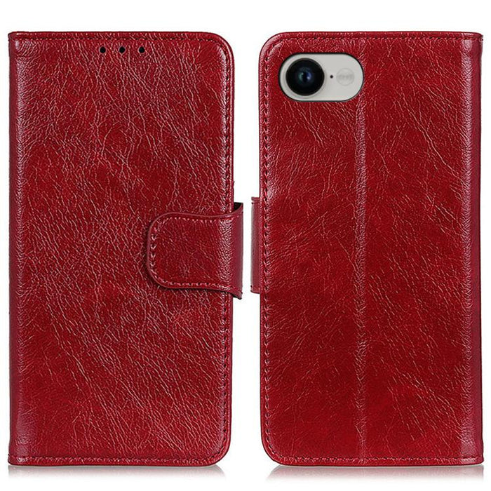 Estuche de cuero con textura de napa