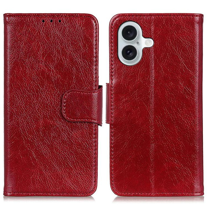 Estuche de cuero con textura de napa