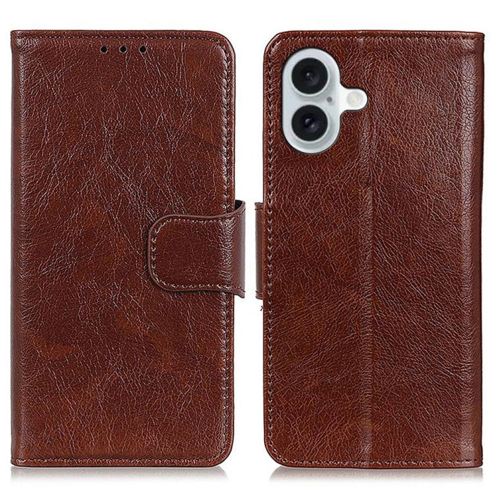 Estuche de cuero con textura de napa