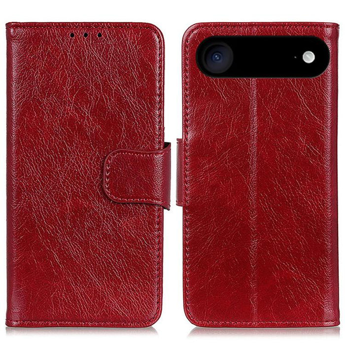 Estuche de cuero con textura de napa