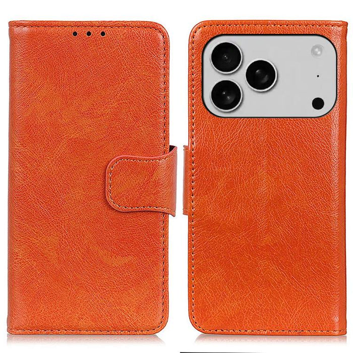 Estuche de cuero con textura de napa