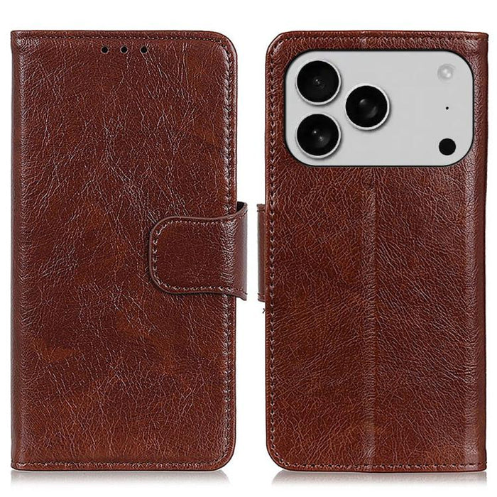Estuche de cuero con textura de napa