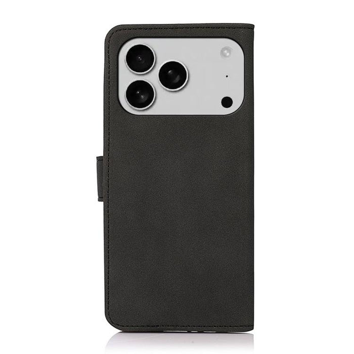 KHAZNEH Estuche para teléfono de cuero con textura mate