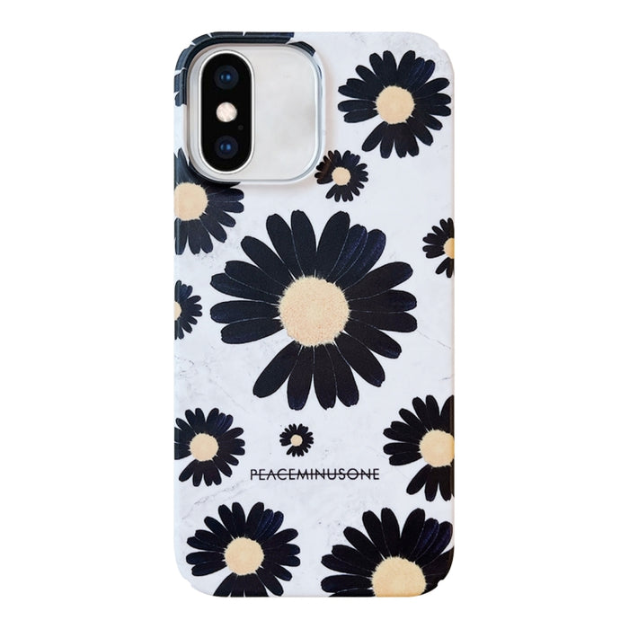 Estuche para teléfono con película de margarita esmerilada
