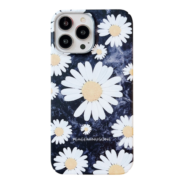 Estuche para teléfono con película de margarita esmerilada