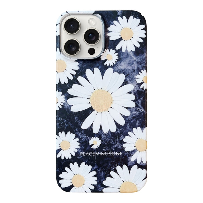 Estuche para teléfono con película de margarita esmerilada
