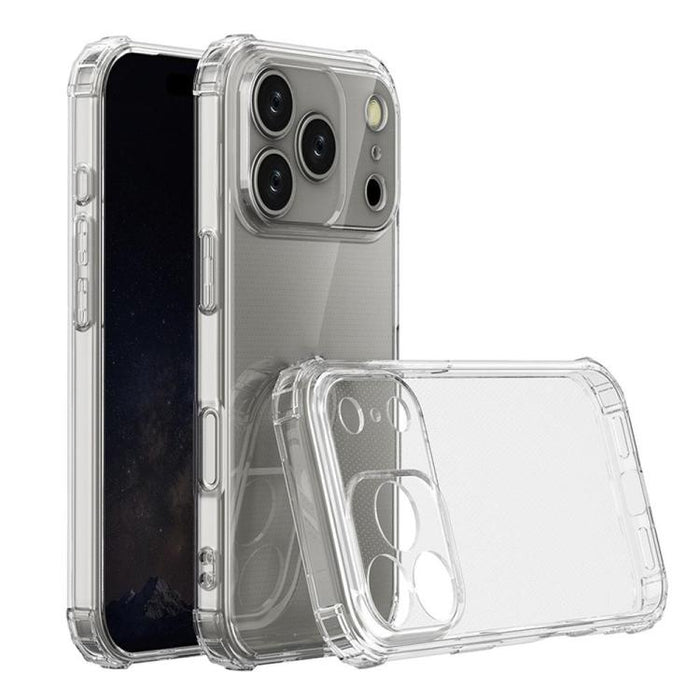 Caja de teléfono de TPU transparente a prueba de golpes de cuatro esquinas