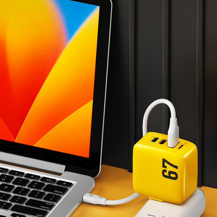 Cargador WK WP-U141 67W USB+Doble USB-C / Type-C GaN