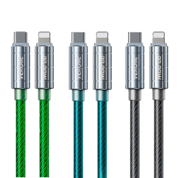 WK WDC-205 PD 20W USB-C/Type-C a cable de datos de carga súper rápida de 8 pines, longitud: 1 m