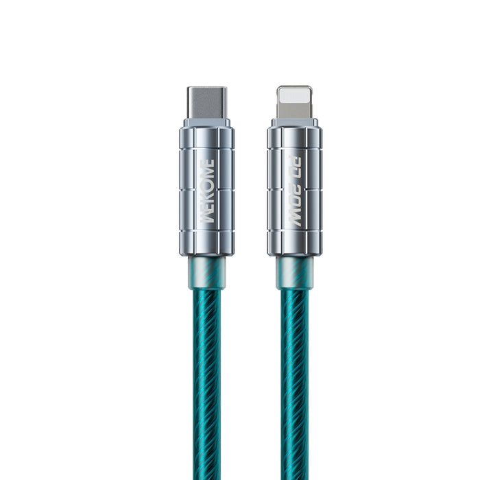 WK WDC-205 PD 20W USB-C/Type-C a cable de datos de carga súper rápida de 8 pines, longitud: 1 m