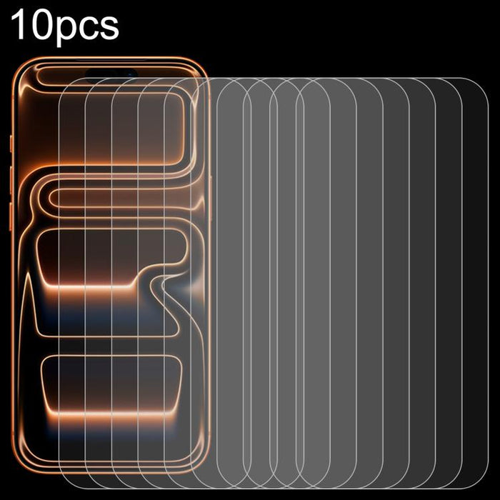 10pcs 0.26mm 9H 2.5D Película de vidrio templado de alto aluminio