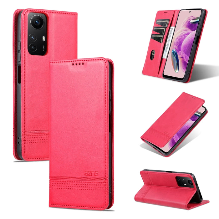 AZNS Funda de cuero con tapa magnética con textura de becerro para teléfono, For Xiaomi Redmi Turbo 3, For Xiaomi Redmi Note 13 Pro 4G, For Xiaomi Redmi Note 13 4G, For Xiaomi Redmi K70E, For Xiaomi 14 Ultra, For Xiaomi Redmi 13C / Poco C65            ...