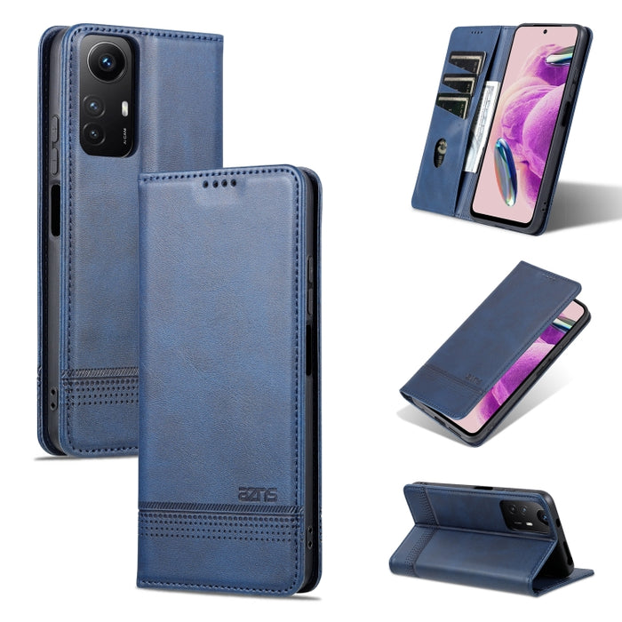 AZNS Funda de cuero con tapa magnética con textura de becerro para teléfono, For Xiaomi Redmi Turbo 3, For Xiaomi Redmi Note 13 Pro 4G, For Xiaomi Redmi Note 13 4G, For Xiaomi Redmi K70E, For Xiaomi 14 Ultra, For Xiaomi Redmi 13C / Poco C65            ...
