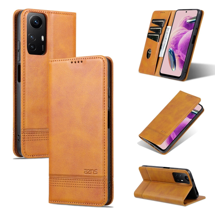 AZNS Funda de cuero con tapa magnética con textura de becerro para teléfono, For Xiaomi Redmi Turbo 3, For Xiaomi Redmi Note 13 Pro 4G, For Xiaomi Redmi Note 13 4G, For Xiaomi Redmi K70E, For Xiaomi 14 Ultra, For Xiaomi Redmi 13C / Poco C65            ...