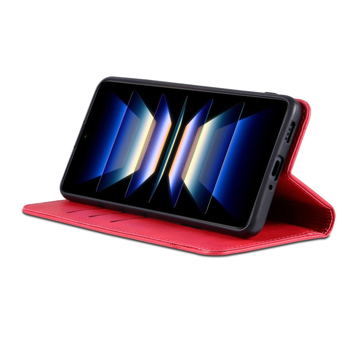 AZNS Funda de cuero con tapa magnética con textura de becerro para teléfono, For Xiaomi Redmi Turbo 3, For Xiaomi Redmi Note 13 Pro 4G, For Xiaomi Redmi Note 13 4G, For Xiaomi Redmi K70E, For Xiaomi 14 Ultra, For Xiaomi Redmi 13C / Poco C65            ...