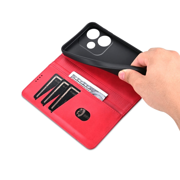 AZNS Funda de cuero con tapa magnética con textura de becerro para teléfono, For Xiaomi Redmi Turbo 3, For Xiaomi Redmi Note 13 Pro 4G, For Xiaomi Redmi Note 13 4G, For Xiaomi Redmi K70E, For Xiaomi 14 Ultra, For Xiaomi Redmi 13C / Poco C65            ...