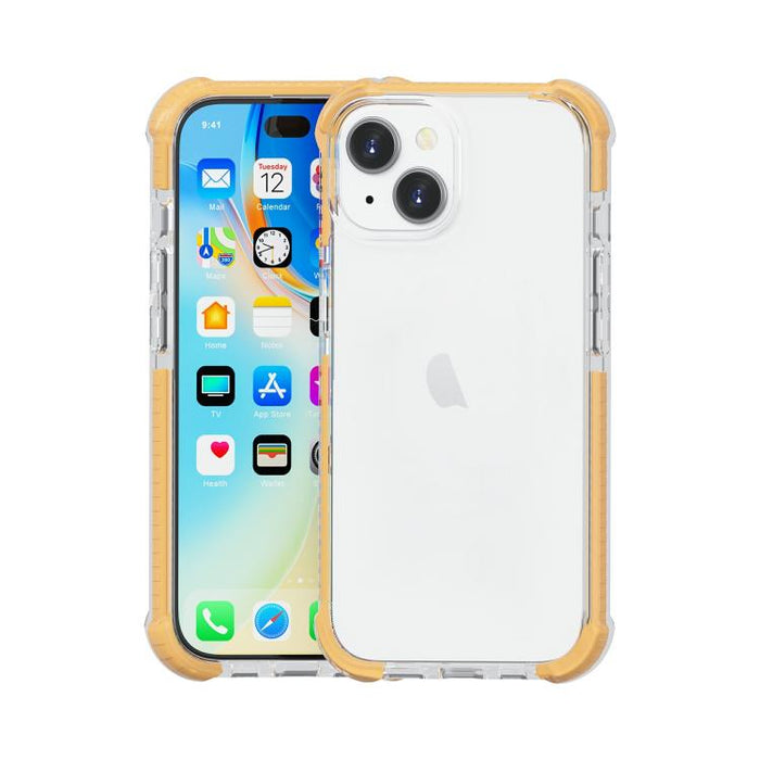 Caja de teléfono de acrílico + TPU a prueba de golpes de cuatro esquinas, For iPhone 15 Pro, For iPhone 15 Plus, For iPhone 15