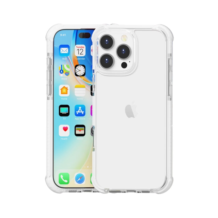 Caja de teléfono de acrílico + TPU a prueba de golpes de cuatro esquinas