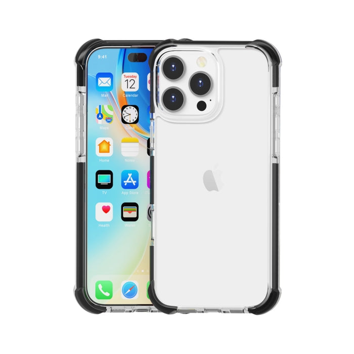 Caja de teléfono de acrílico + TPU a prueba de golpes de cuatro esquinas