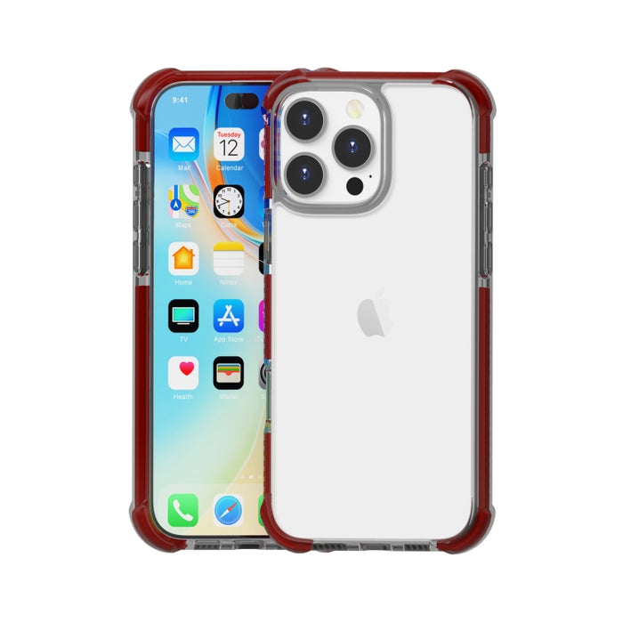 Caja de teléfono de acrílico + TPU a prueba de golpes de cuatro esquinas