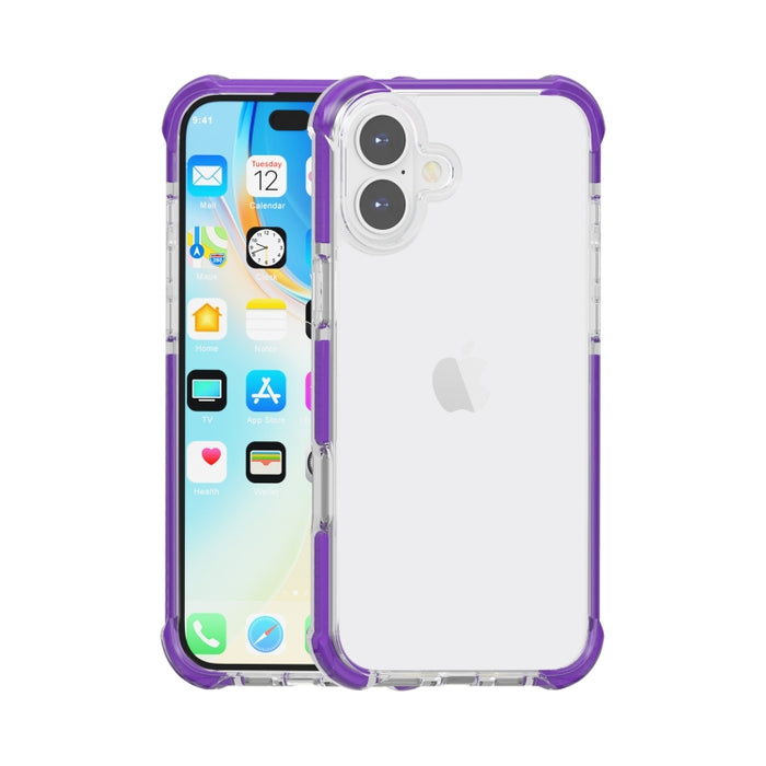 Caja de teléfono de acrílico + TPU a prueba de golpes de cuatro esquinas