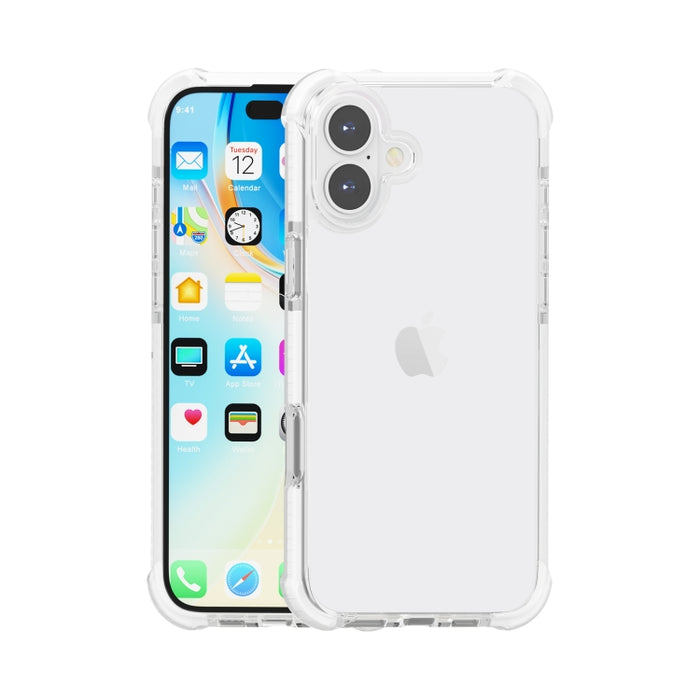 Caja de teléfono de acrílico + TPU a prueba de golpes de cuatro esquinas