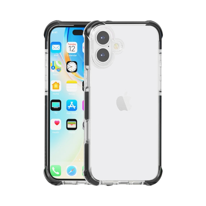 Caja de teléfono de acrílico + TPU a prueba de golpes de cuatro esquinas