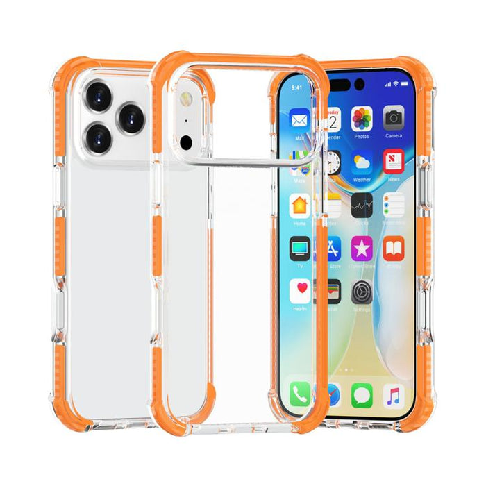 Caja de teléfono de acrílico + TPU a prueba de golpes de cuatro esquinas