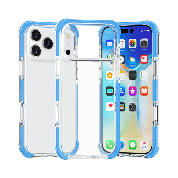 Caja de teléfono de acrílico + TPU a prueba de golpes de cuatro esquinas