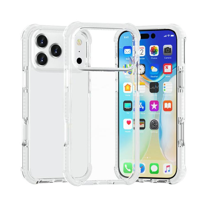Caja de teléfono de acrílico + TPU a prueba de golpes de cuatro esquinas