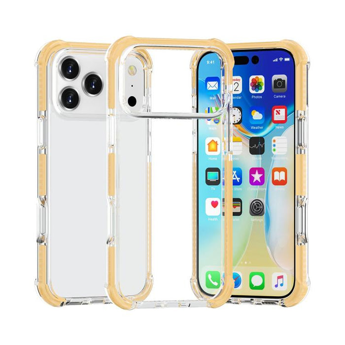Caja de teléfono de acrílico + TPU a prueba de golpes de cuatro esquinas
