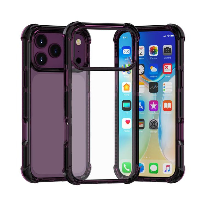 Caja de teléfono de acrílico + TPU a prueba de golpes de cuatro esquinas, For iPhone 18 Pro / 17 Pro, For iPhone 18 Pro Max / 17 Pro Max, For iPhone 17, For iPhone Air, For iPhone 16 Pro Max, For iPhone 16 Pro, For iPhone 16 Plus, For iPhone 16        ...