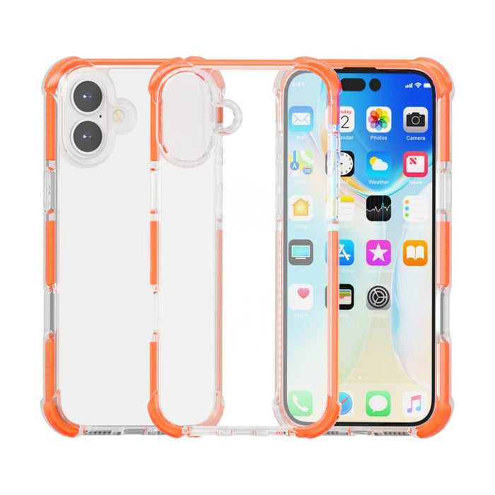 Caja de teléfono de acrílico + TPU a prueba de golpes de cuatro esquinas, For iPhone 18 Pro / 17 Pro, For iPhone 18 Pro Max / 17 Pro Max, For iPhone 17, For iPhone Air, For iPhone 16 Pro Max, For iPhone 16 Pro, For iPhone 16 Plus, For iPhone 16        ...