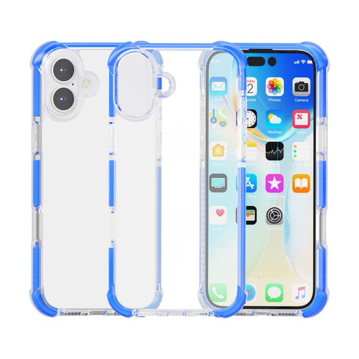 Caja de teléfono de acrílico + TPU a prueba de golpes de cuatro esquinas, For iPhone 18 Pro / 17 Pro, For iPhone 18 Pro Max / 17 Pro Max, For iPhone 17, For iPhone Air, For iPhone 16 Pro Max, For iPhone 16 Pro, For iPhone 16 Plus, For iPhone 16        ...