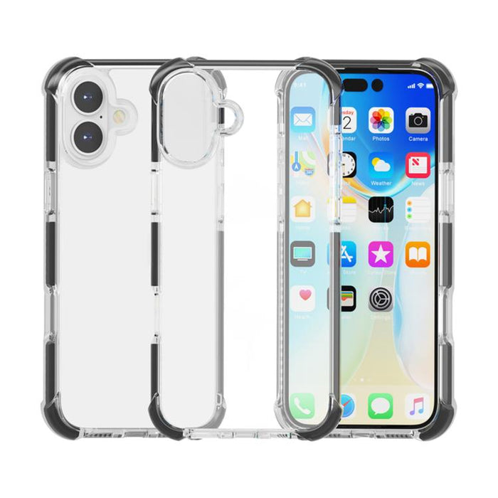 Caja de teléfono de acrílico + TPU a prueba de golpes de cuatro esquinas, For iPhone 18 Pro / 17 Pro, For iPhone 18 Pro Max / 17 Pro Max, For iPhone 17, For iPhone Air, For iPhone 16 Pro Max, For iPhone 16 Pro, For iPhone 16 Plus, For iPhone 16        ...