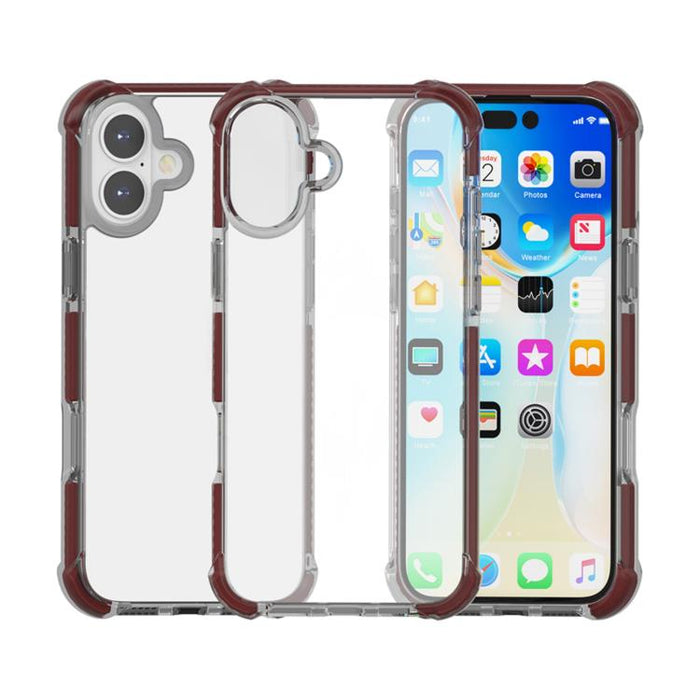 Caja de teléfono de acrílico + TPU a prueba de golpes de cuatro esquinas, For iPhone 18 Pro / 17 Pro, For iPhone 18 Pro Max / 17 Pro Max, For iPhone 17, For iPhone Air, For iPhone 16 Pro Max, For iPhone 16 Pro, For iPhone 16 Plus, For iPhone 16        ...