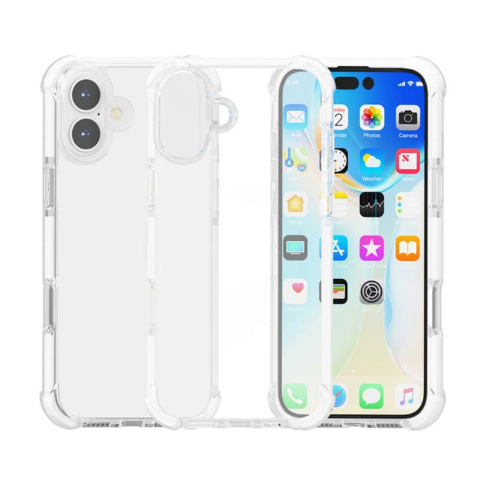 Caja de teléfono de acrílico + TPU a prueba de golpes de cuatro esquinas, For iPhone 18 Pro / 17 Pro, For iPhone 18 Pro Max / 17 Pro Max, For iPhone 17, For iPhone Air, For iPhone 16 Pro Max, For iPhone 16 Pro, For iPhone 16 Plus, For iPhone 16        ...