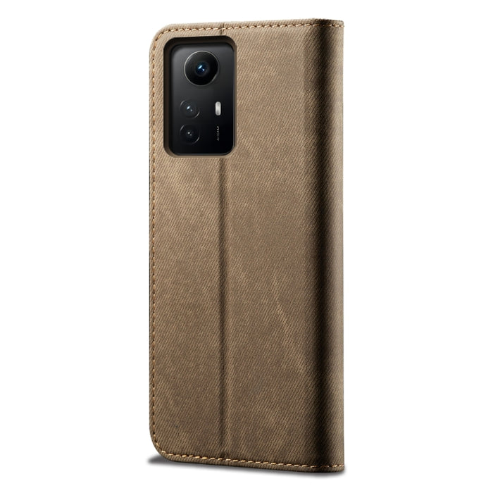 Estuche para teléfono de cuero con textura de mezclilla, For Xiaomi Redmi Note 12S, For Xiaomi 13 Lite / Civi 2