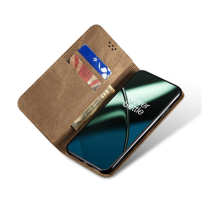 Estuche para teléfono de cuero con textura de mezclilla, For Xiaomi Redmi Note 12S, For Xiaomi 13 Lite / Civi 2