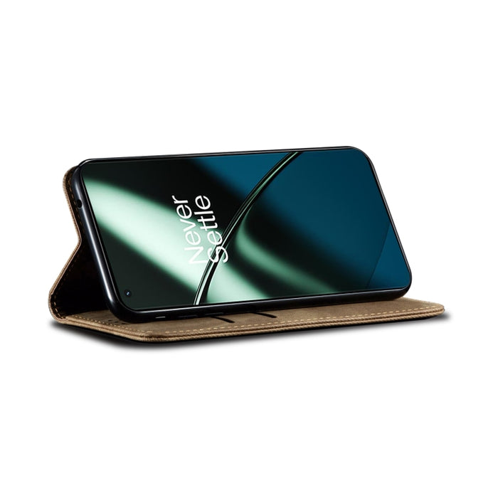 Estuche para teléfono de cuero con textura de mezclilla, For Xiaomi Redmi Note 12S, For Xiaomi 13 Lite / Civi 2