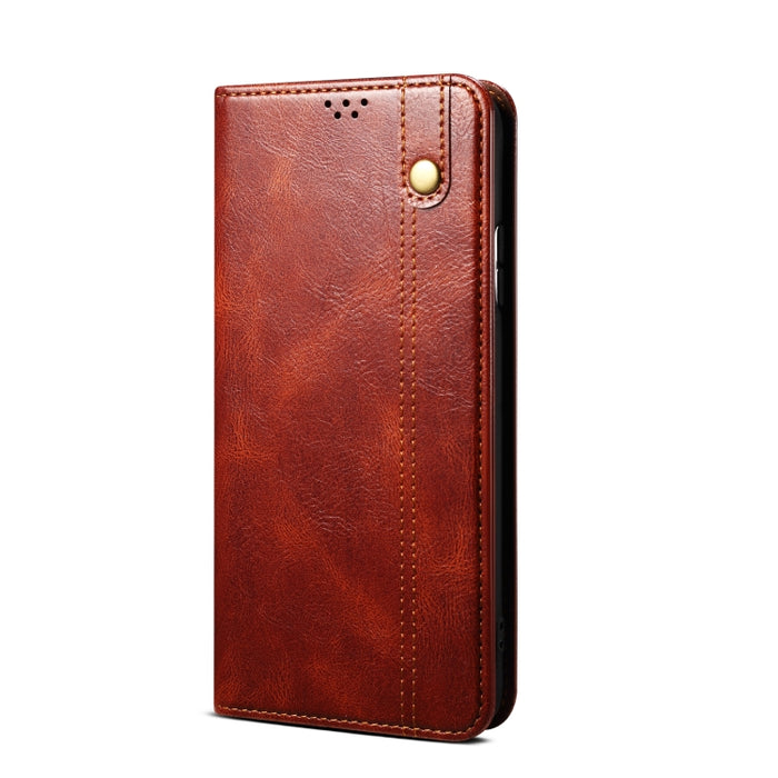 Caja de teléfono de cuero con textura de caballo loco de cera de aceite, For Xiaomi Redmi Note 12S, For Xiaomi 13 Lite / Civi 2