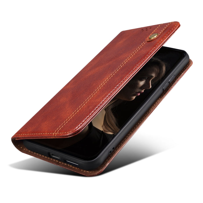 Caja de teléfono de cuero con textura de caballo loco de cera de aceite, For Xiaomi Redmi Note 12S, For Xiaomi 13 Lite / Civi 2