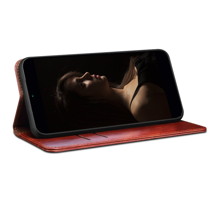 Caja de teléfono de cuero con textura de caballo loco de cera de aceite, For Xiaomi Redmi Note 12S, For Xiaomi 13 Lite / Civi 2