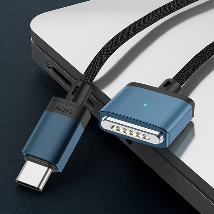 Cable de carga magnético de 140 W tipo C a Magsafe 3