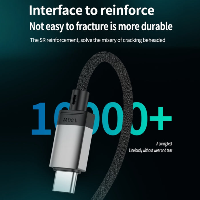 Cable de carga magnético de 140 W tipo C a Magsafe 3