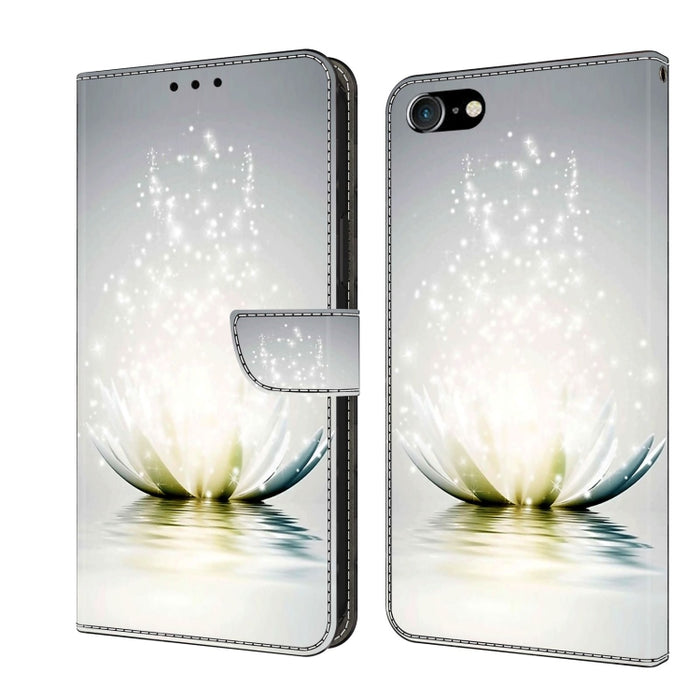 Funda protectora de cuero para teléfono Crystal 3D a prueba de golpes, For iPhone X / XS, For iPhone XR, For iPhone XS Max, For iPhone 6 Plus / 7 Plus / 8 Plus, For iPhone 6 / 7