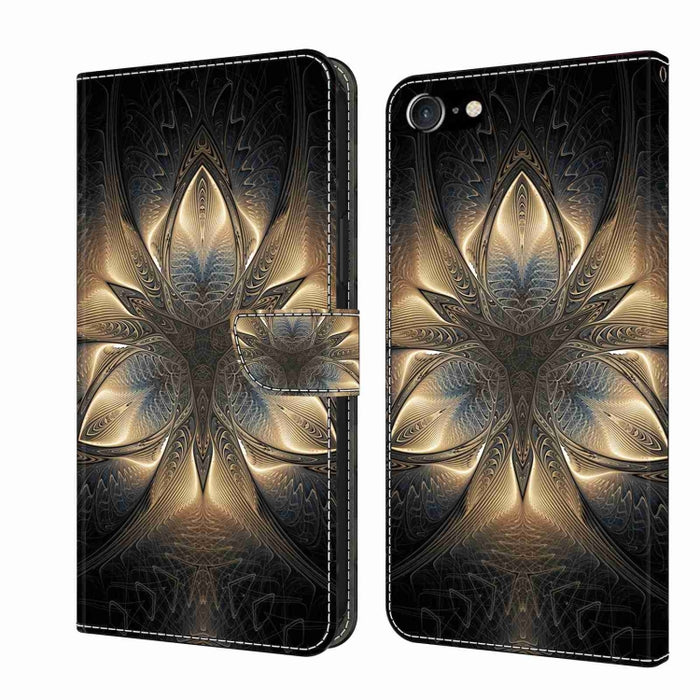 Funda protectora de cuero para teléfono Crystal 3D a prueba de golpes, For iPhone X / XS, For iPhone XR, For iPhone XS Max, For iPhone 6 Plus / 7 Plus / 8 Plus, For iPhone 6 / 7